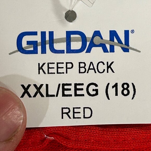 Gildan NWT "Keep Back This is Nacho Business" Funny Tee Boys 2XL (18) - Picture 6 of 8